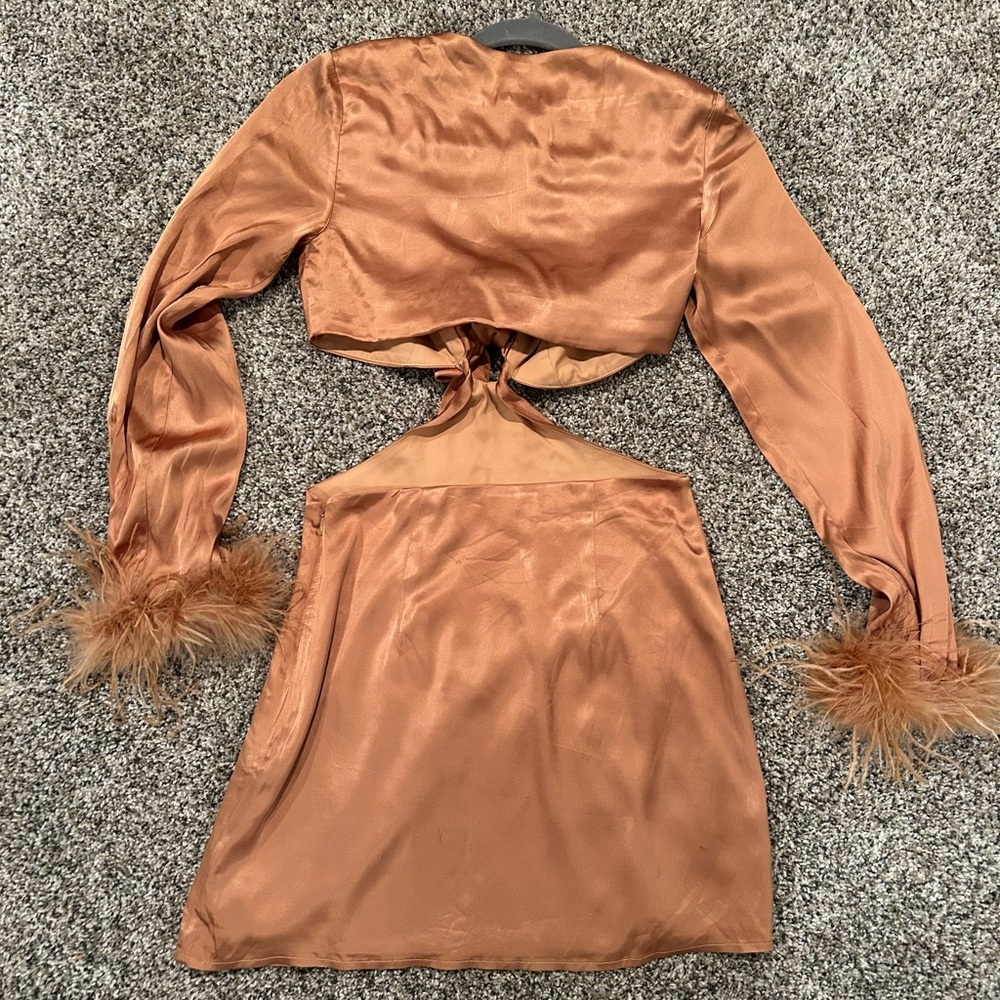 Two Piece Attached Top with Skirt - Picture 2 of 3
